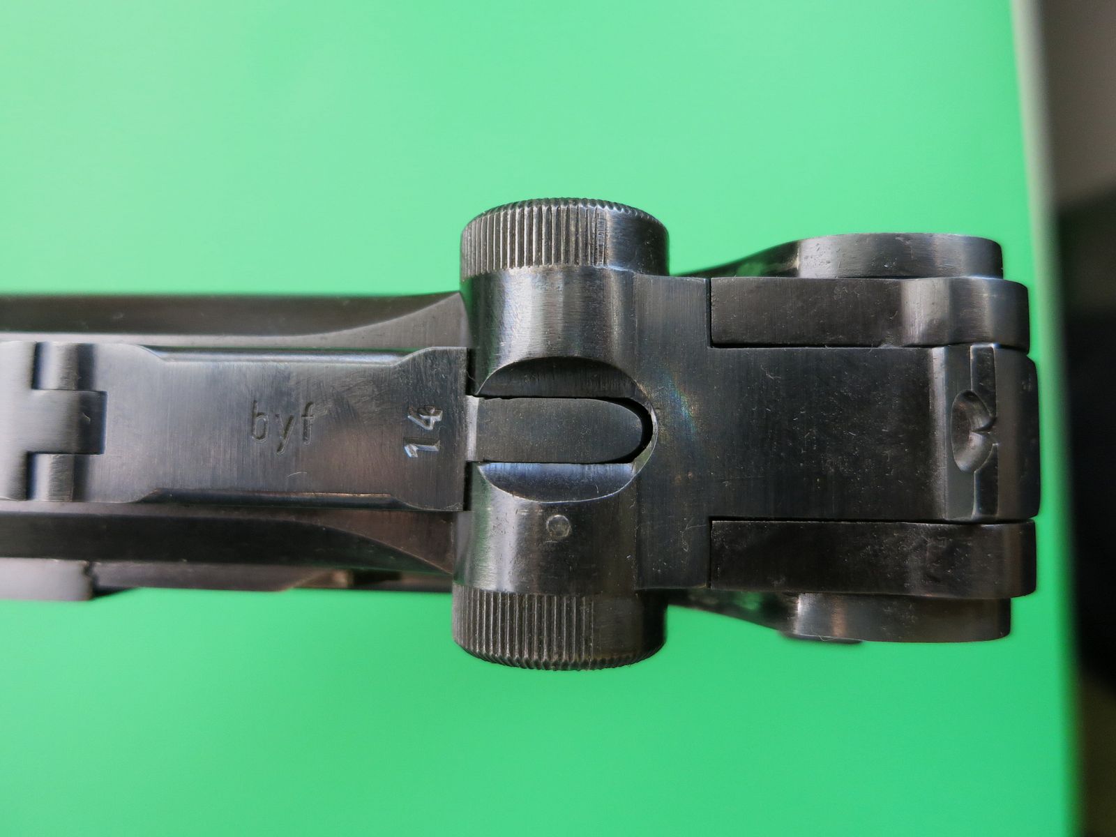 Mauser Oberndorf 42 byf 1937, Pistole 08 P08, 9 mm Luger, WaA, überarbeitet!     #78