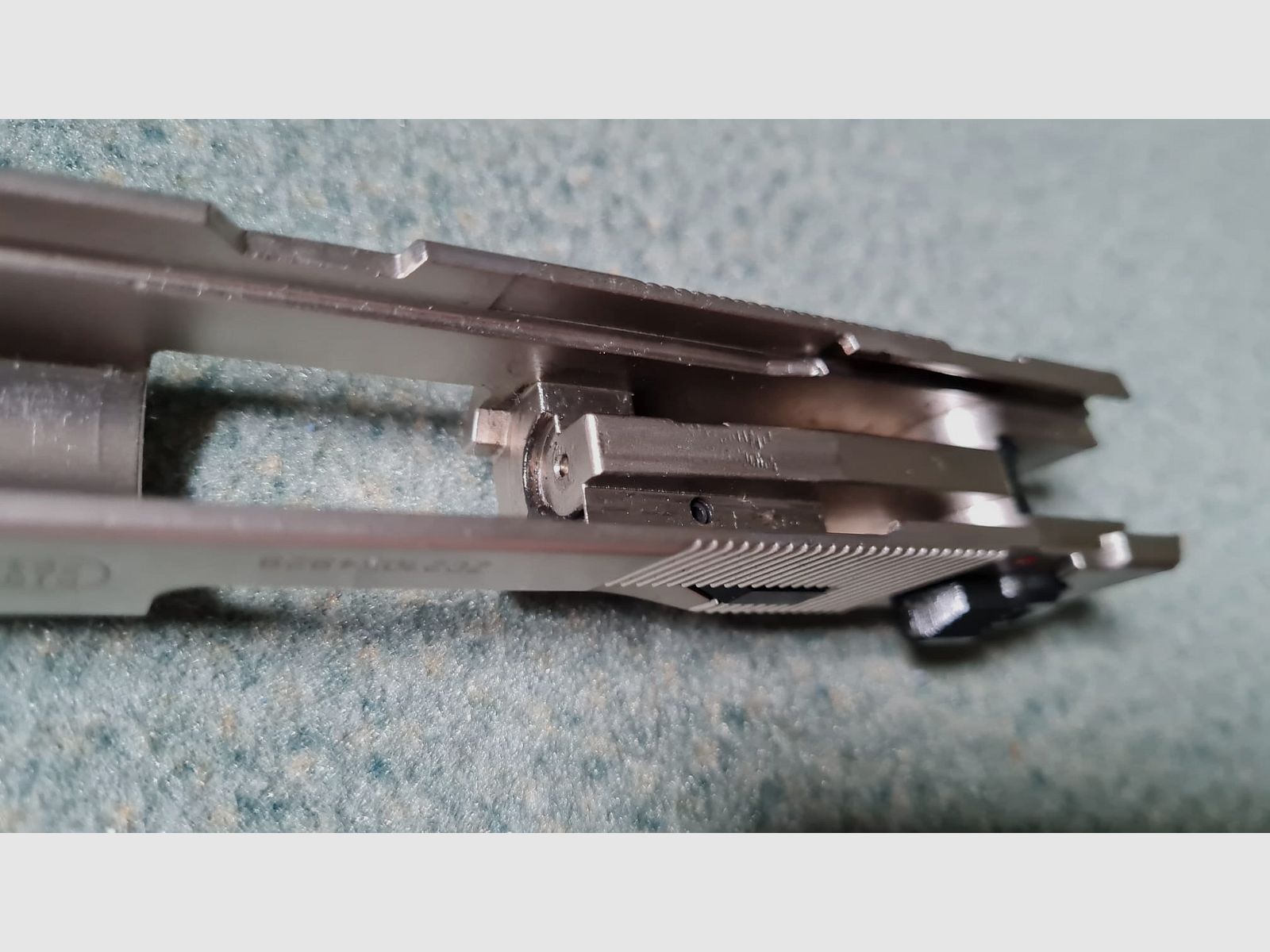 Pistolet à blanc Walther P88 9mm P.A.K. bicolore/nickelé