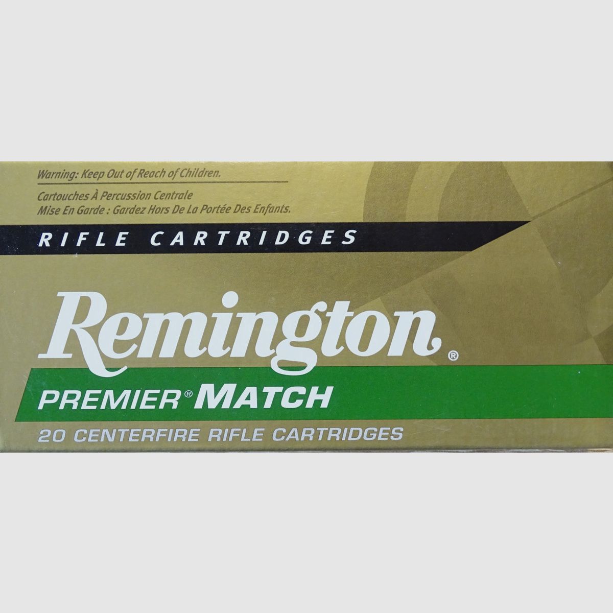 Remington Premier Match .223rem Matchking BTHP 52gr - 20 coups