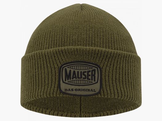 MAUSER Beanie Watch Cap Wintermütze matt oliv
