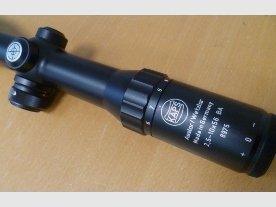 Karl Kaps 2.5-10x56 reticle 4 with illuminated dot made in Germany (No Zeiss, S&B, Swarovski)