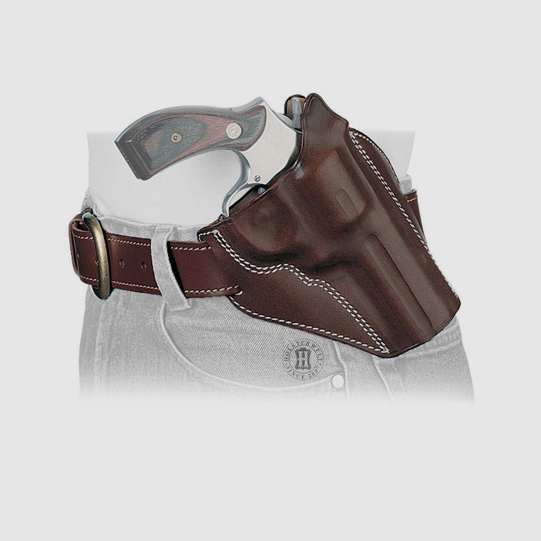 Schnellziehholster LIGHTNING "Cross Draw" Glock 20/21, Zoraki 917, S&W SIGMA C-Rechtshänder-Braun