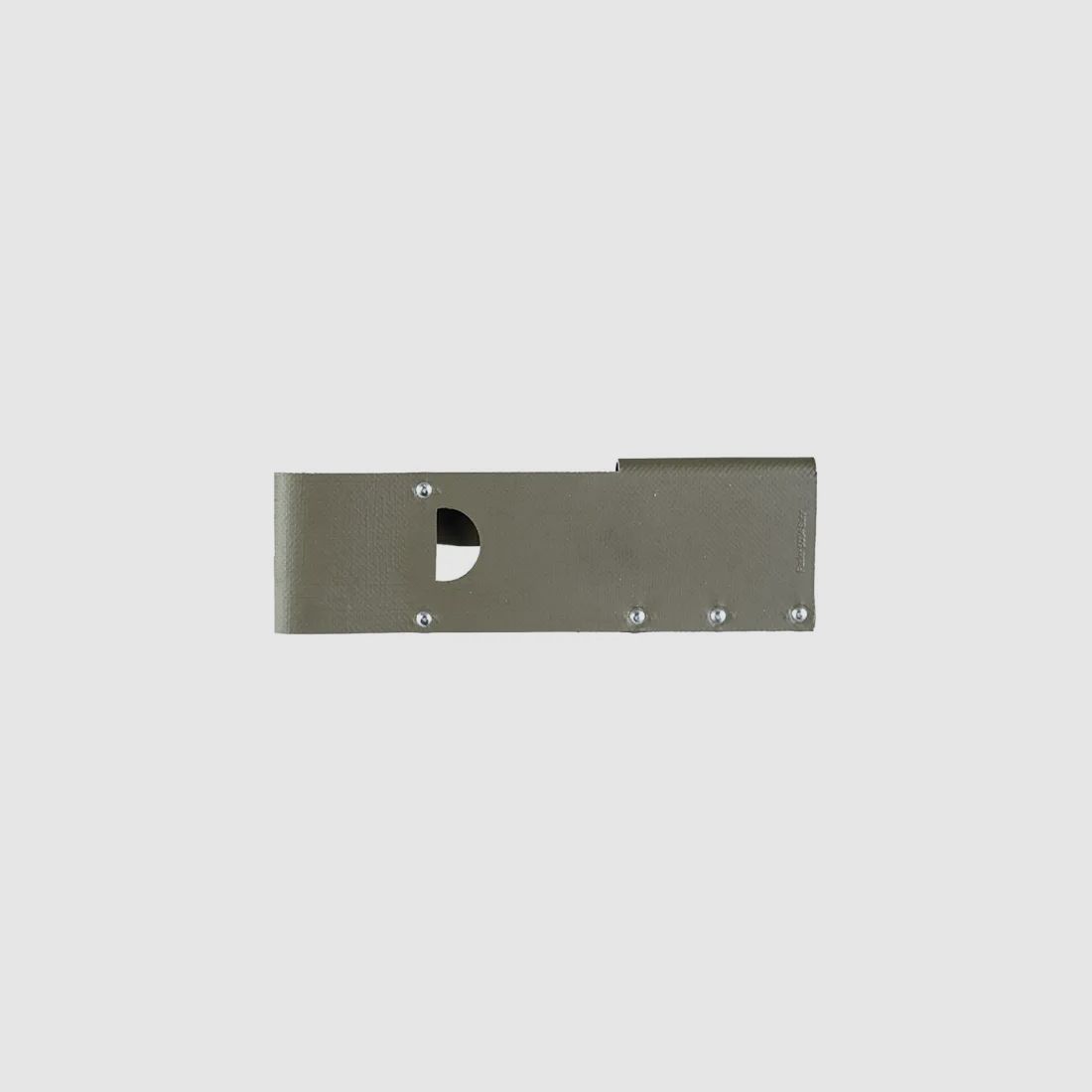 Bayonet belt buckle, plastic, olive, like new (stock item)