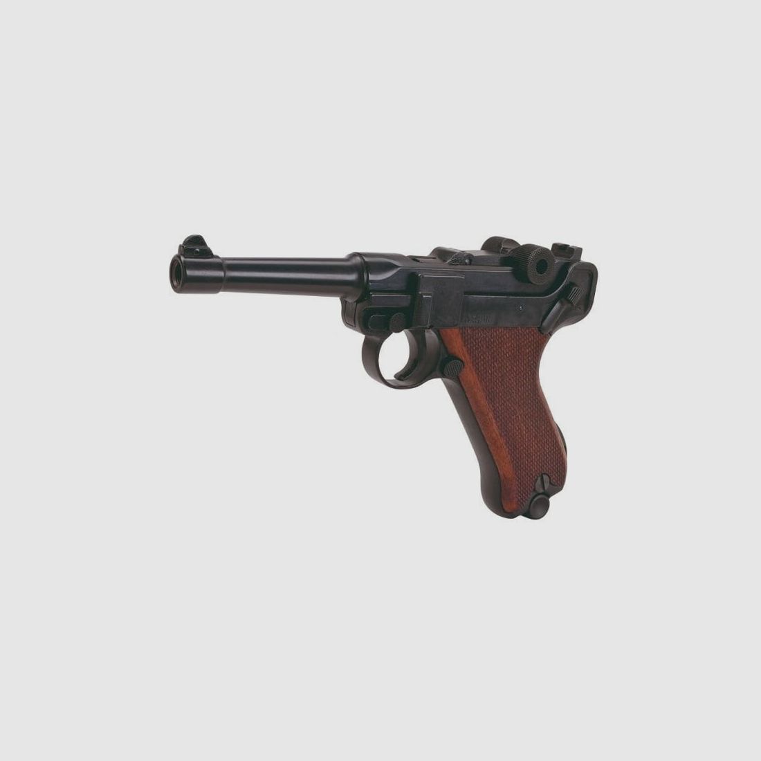 ME-Sportwaffen ME Mod. P08 pistola a salve 9 mm P.A.K. nera brunita