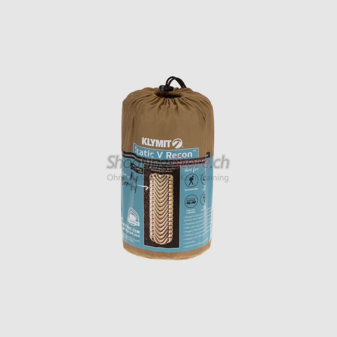 Klymit Static V Sleeping Pad Recon Tan