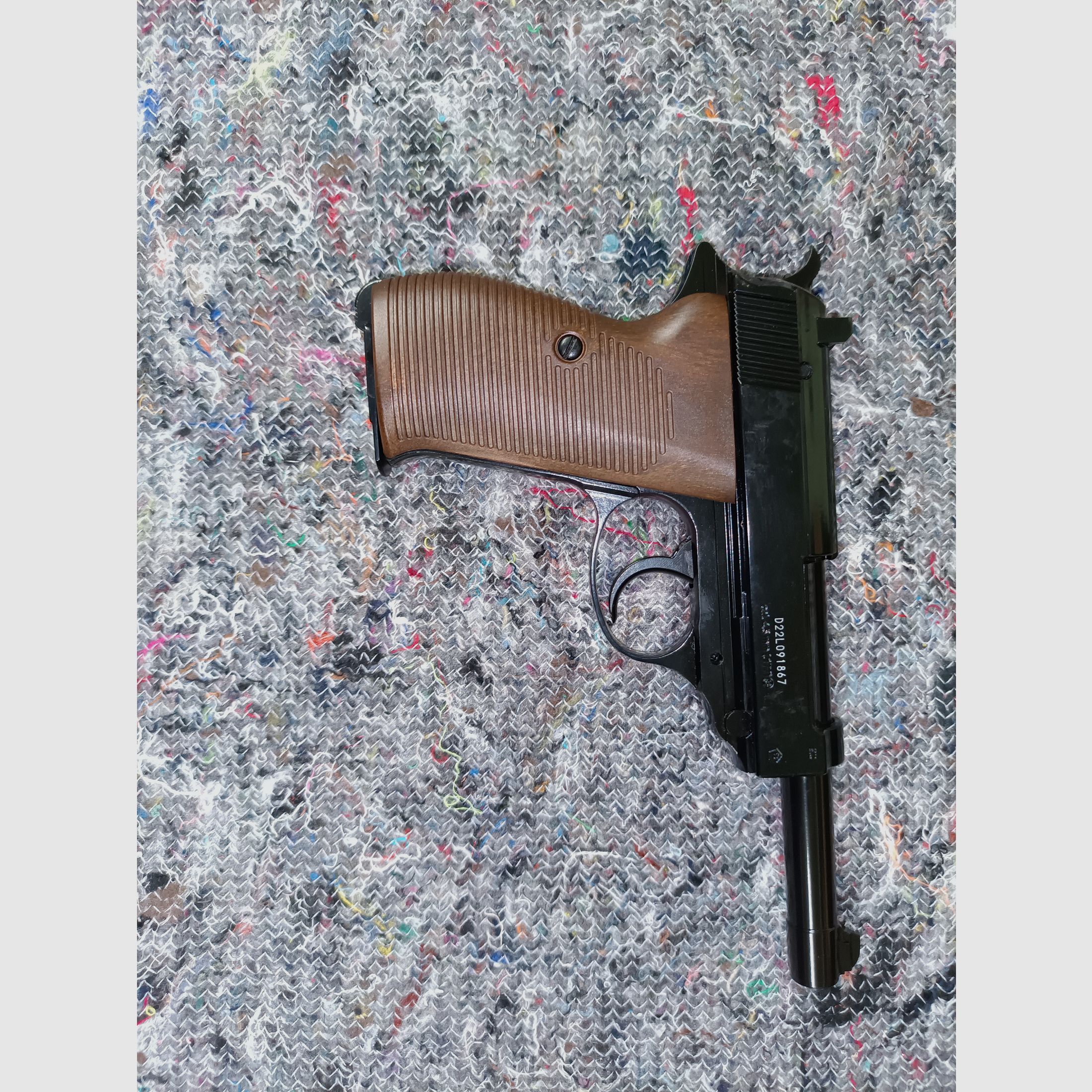 Walther P38 - 4,5 mm stalowe BB Blow Back pistolet Co2