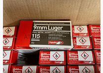 Aguila 1000 stuks Standaard 9mm Luger (9x19) FMJ 115 grs pistoolpatronen