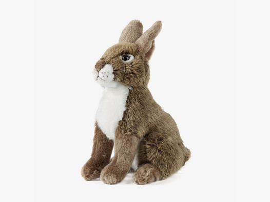 Plüschtier sitzender Hase