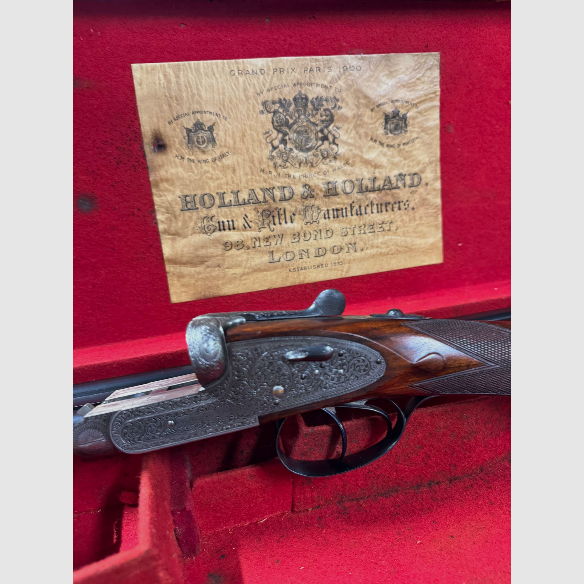 DOPPIETTA HOLLAND & HOLLAND ROYAL EJECTOR BATTERIE SMONTABILIA MANO KALIBER 12, Bild 2 von 11