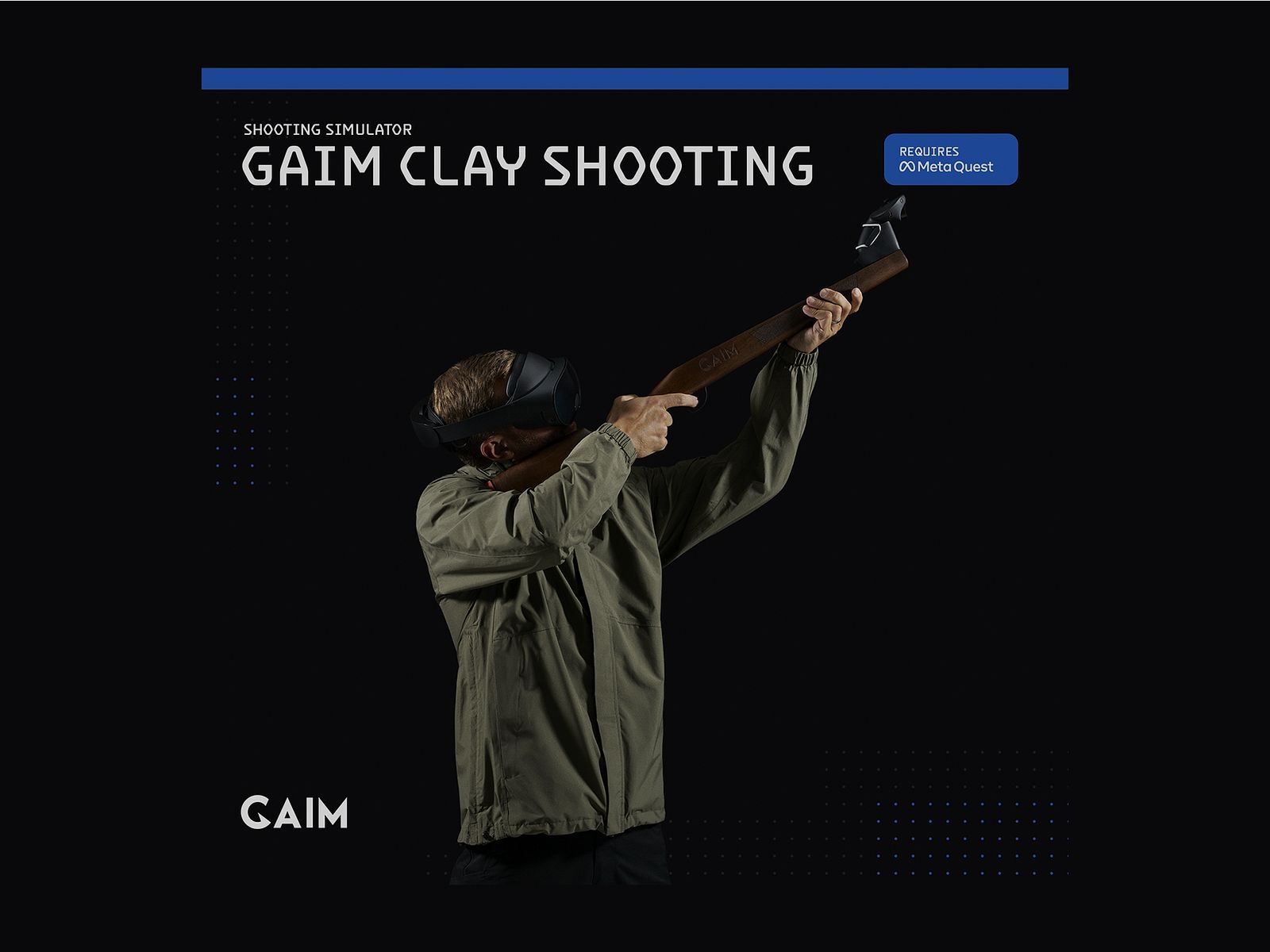GAIM Clay Shooting VR trainingssimulator met adjustable stock, afbeelding 12 van 12