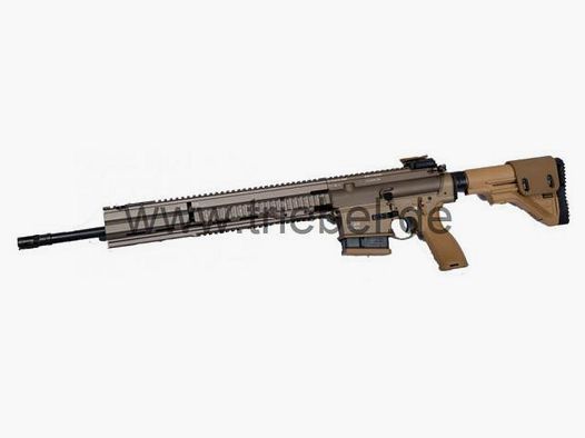 HECKLER & KOCH Selbstladebüchse Mod. MR308 A3 G28 -20'' .308Win    'SAND' / Quad-Rail