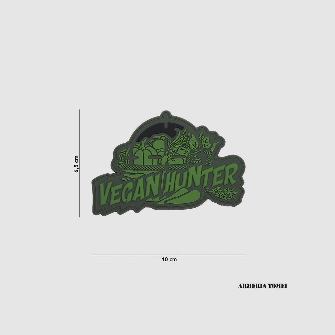 PATCH – 3D PVC VEGAN HUNTER GREEN #8081