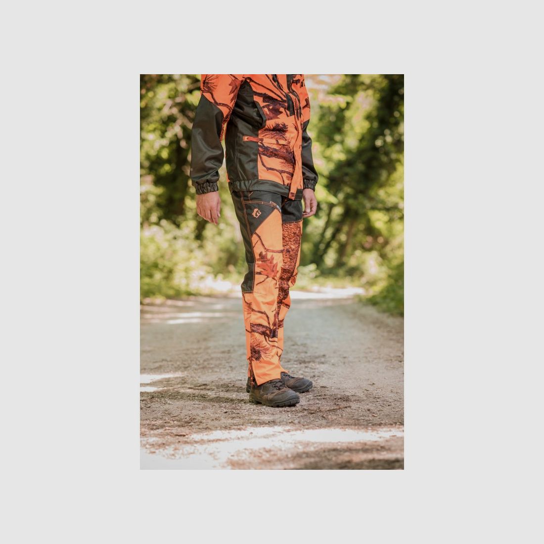 Somlys Spirit of Hunter Pantaloni rinforzati EVO mimetici arancioni, immagine 2 di 2