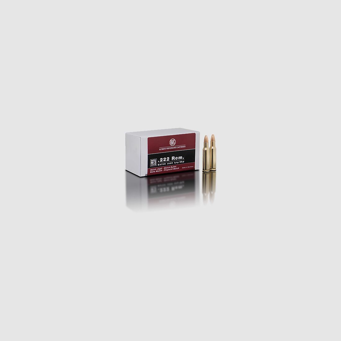 RWS .222 Rem. Match Jagd 3.4g 52grs