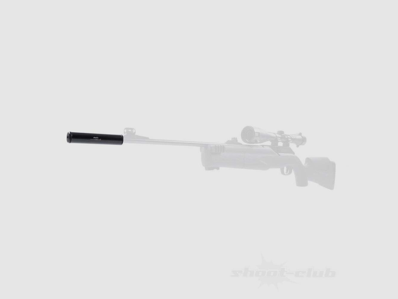 shoXx Schalldämpfer Luftgewehr/Co2 4,5mm & 5,5mm, 1/2-20 UNF
