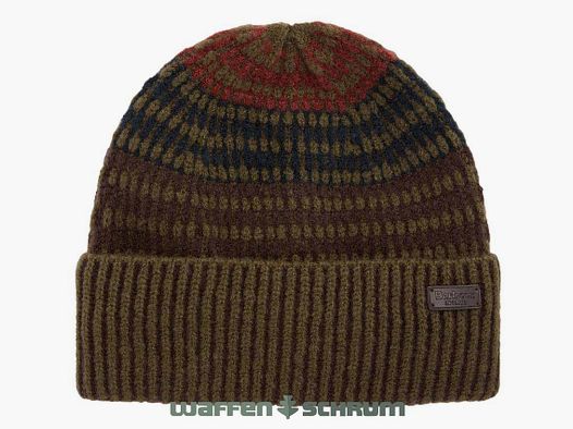 Barbour Beanie Harray Olive/ Fired Brick