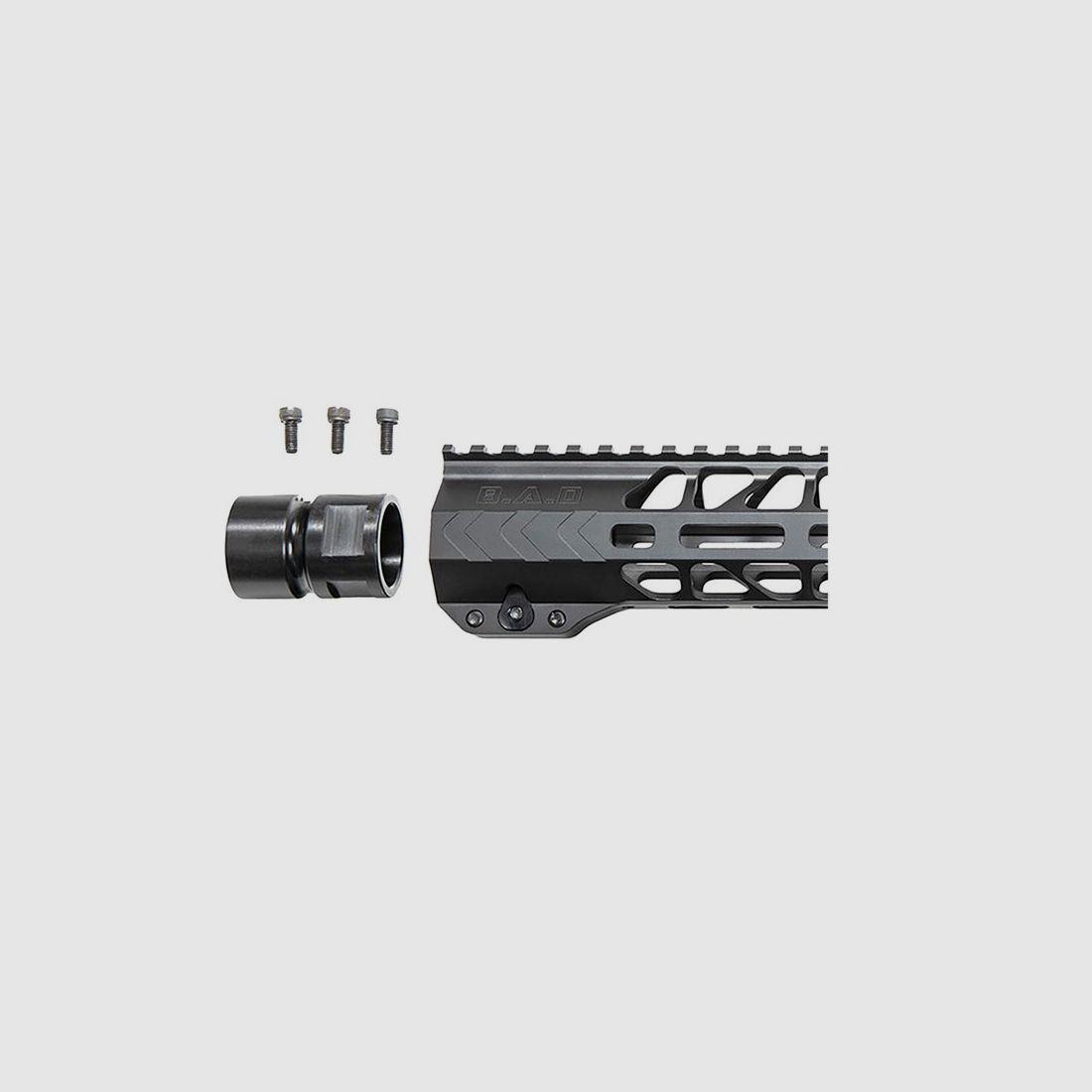 BATTLE ARMS DEVELOPMENT INC. – HANDGUARD ALUMINIUM / WORKHORSE 6.7 FREE FLOAT / ZWART, afbeelding 2 van 2