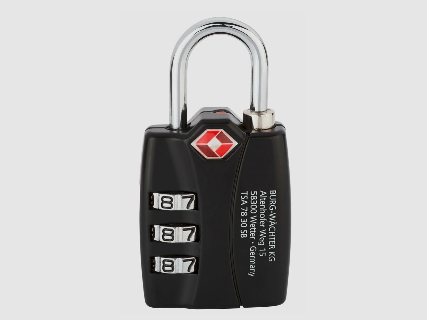 Burg Wächter TSA 78 30 Sicherheits-Zahlenschloss schwarz