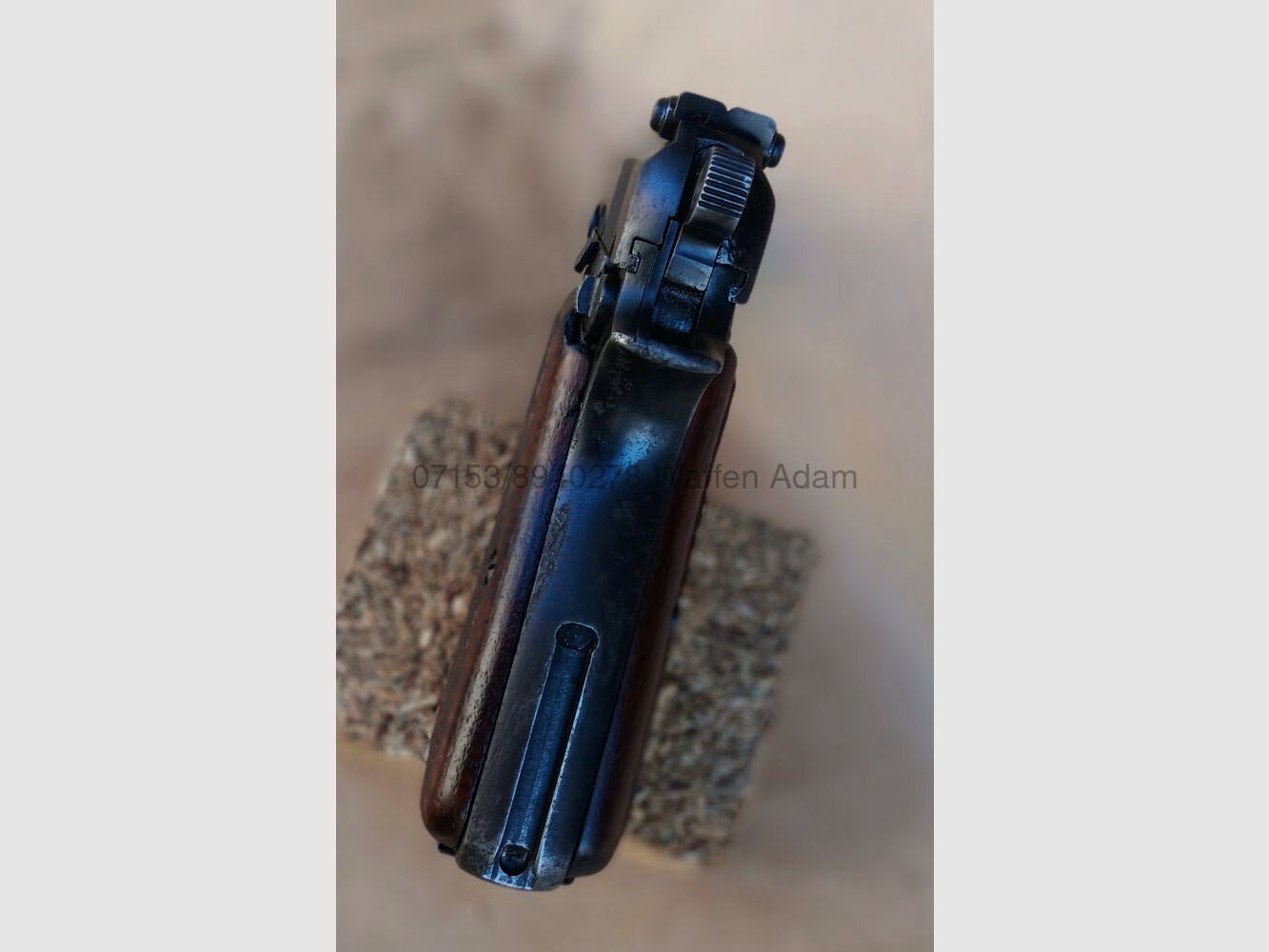 FABRIQUE NATIONAL WKII FN High Power - M.1935 mit Nut f. Anschlagschaft, Schiebevisier