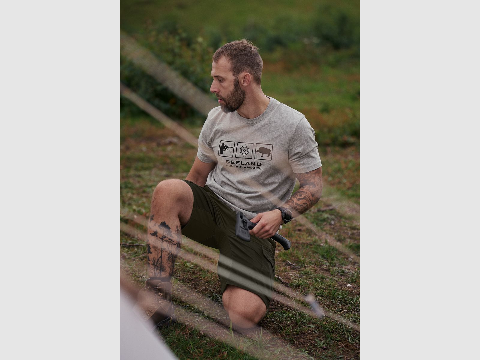 Seeland Lanner T-Shirt – Dunkelgrau meliert, Bild 3 von 5