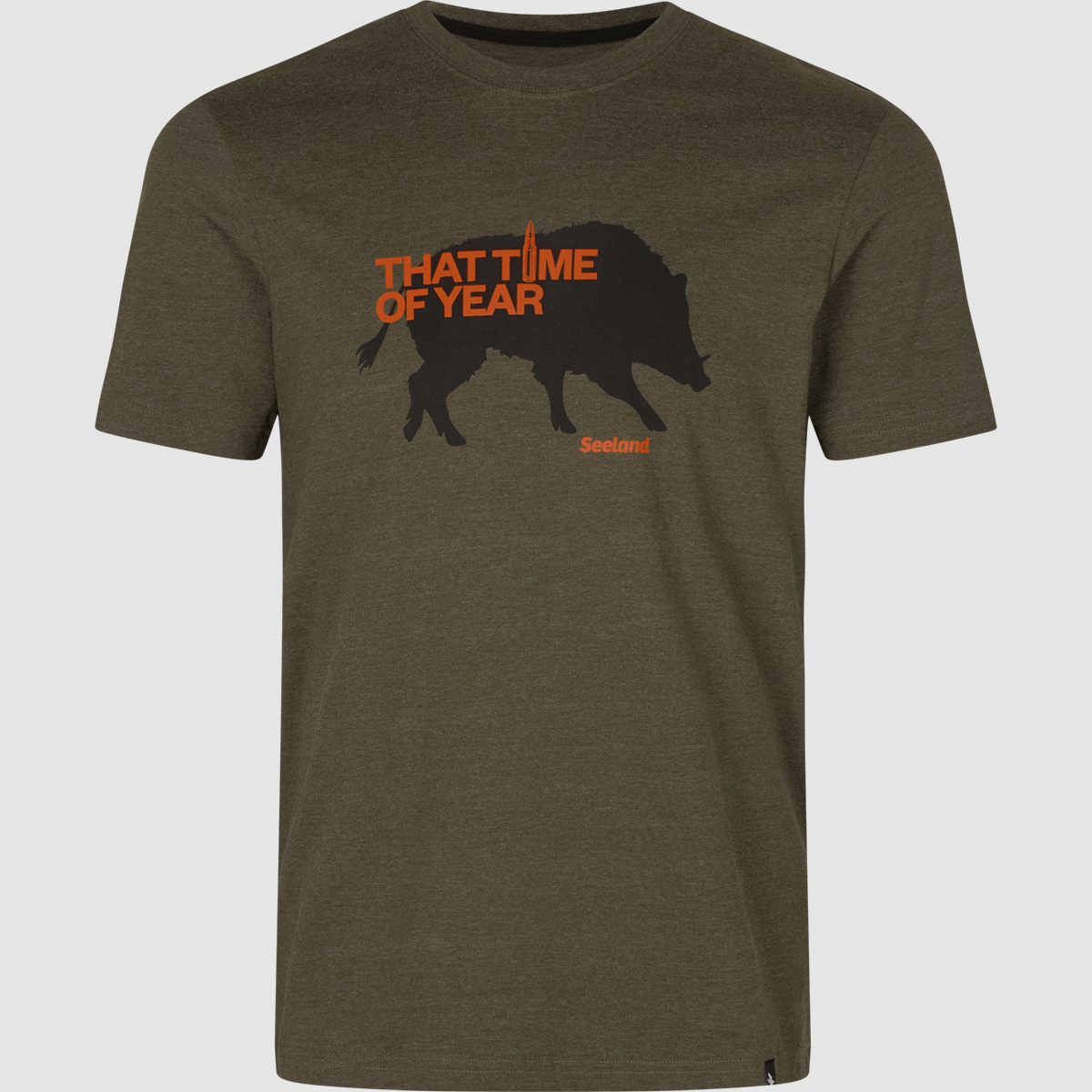 Seeland T-Shirt That Time Pine green melange