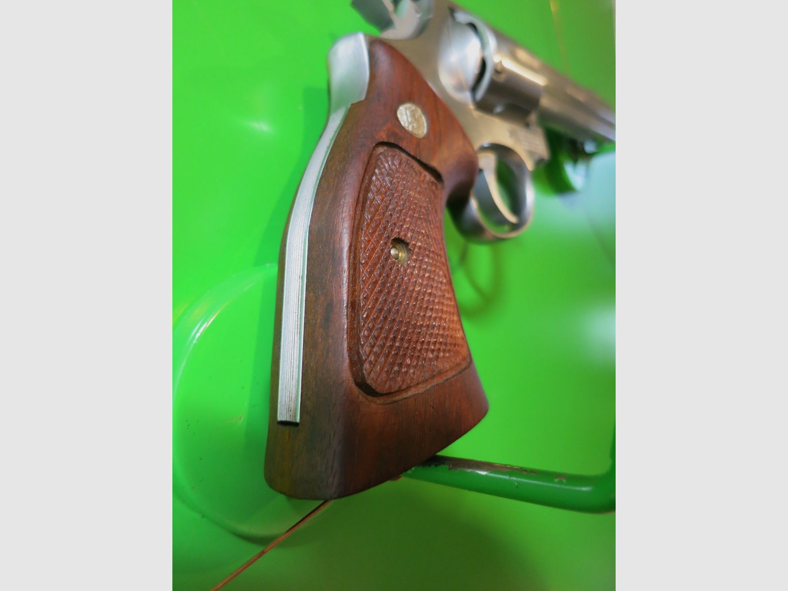 Revolver, SMITH&WESSON, Mod. 686 , .357 Magnum, 6" Lauf,  Edelstahl-Version (stainless)   #15-
