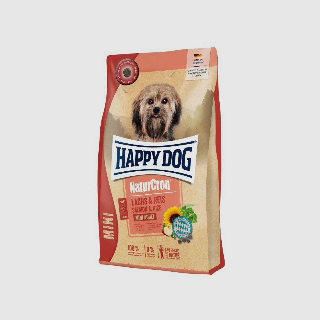 Happy Dog Hunde Trockenfutter NaturCroq Mini Lachs & Reis 800 g