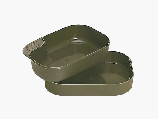 Wildo Wildo Ensemble de repas Camp-A-Box 2 pièces olive