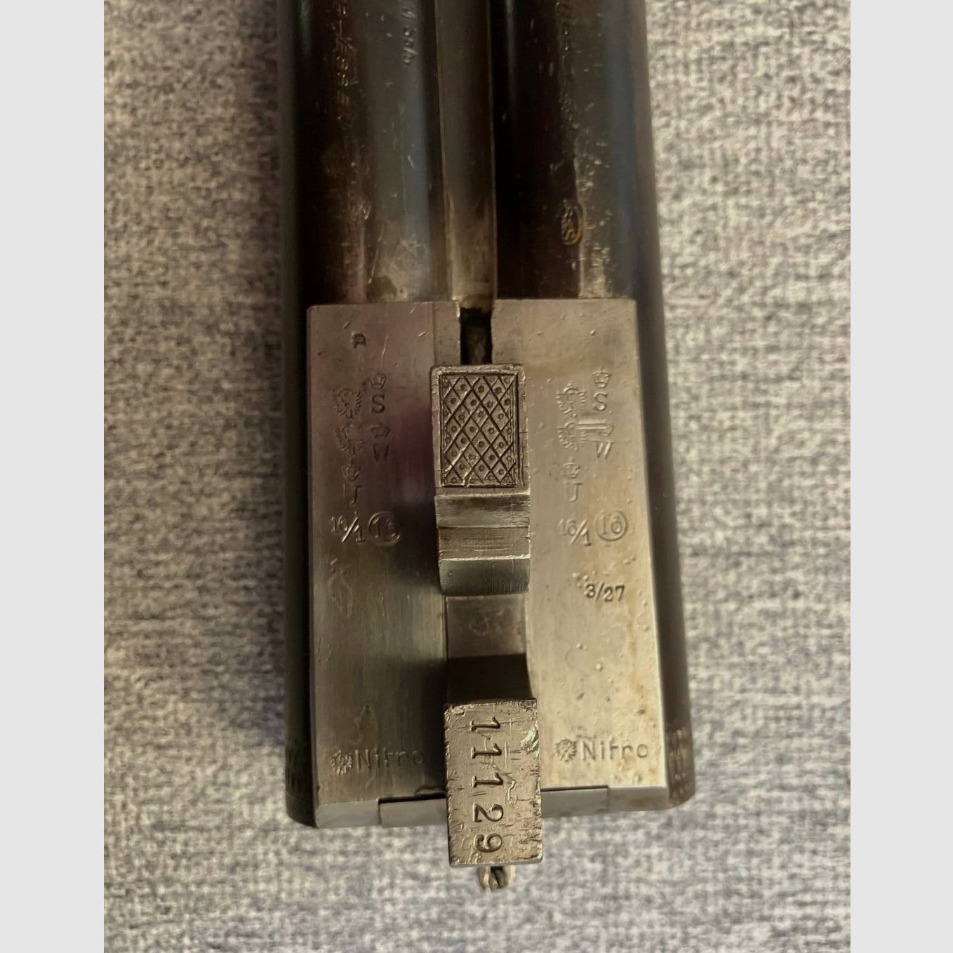 Wunderschöne Sempert & Krieghoff Doppelflinte/Querflinte Kaliber 16 absolute Rarität Selten 100 Jahre TOP