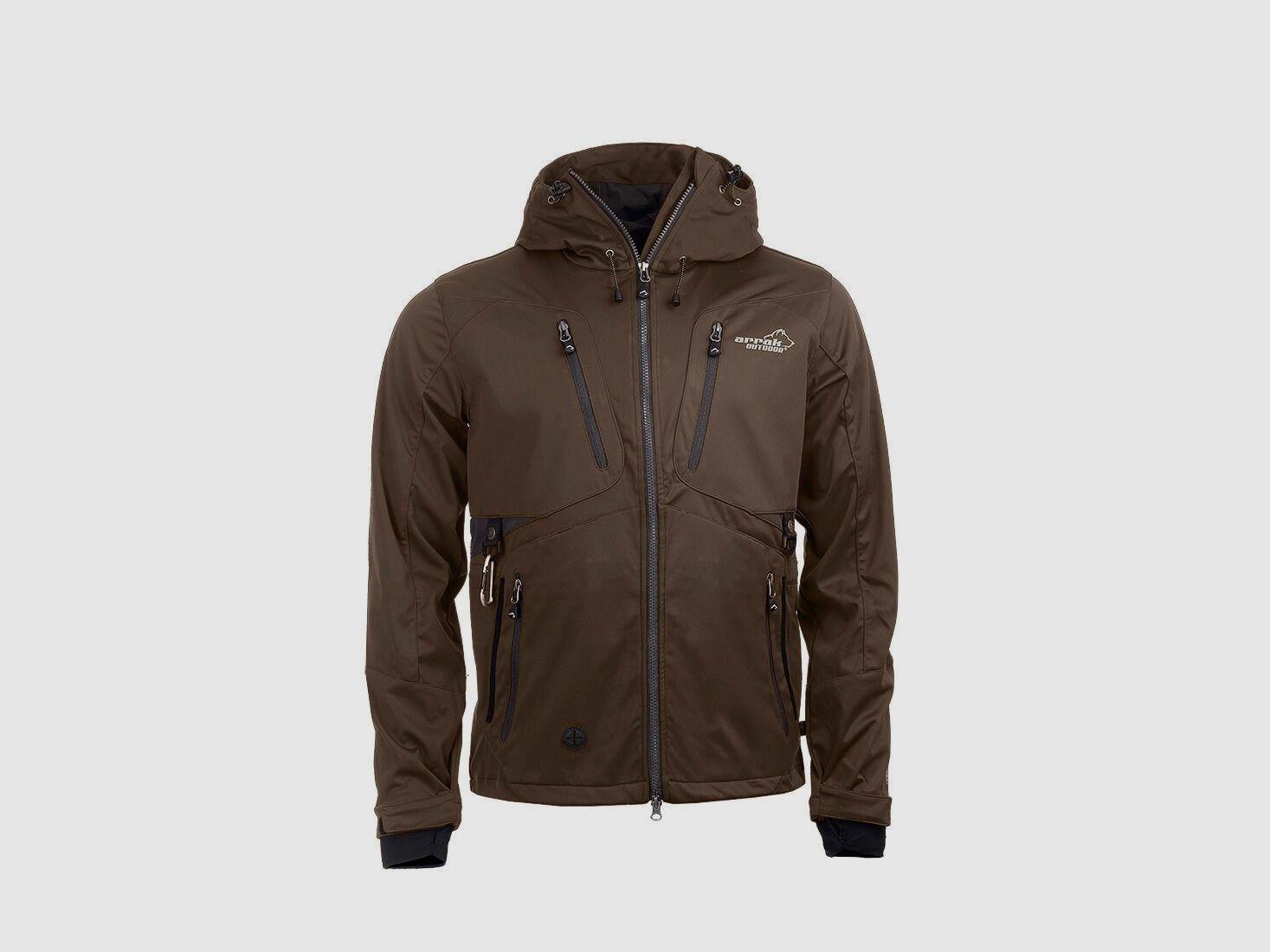 Arrak Akka Softshell Jacket Men Brown 3XL