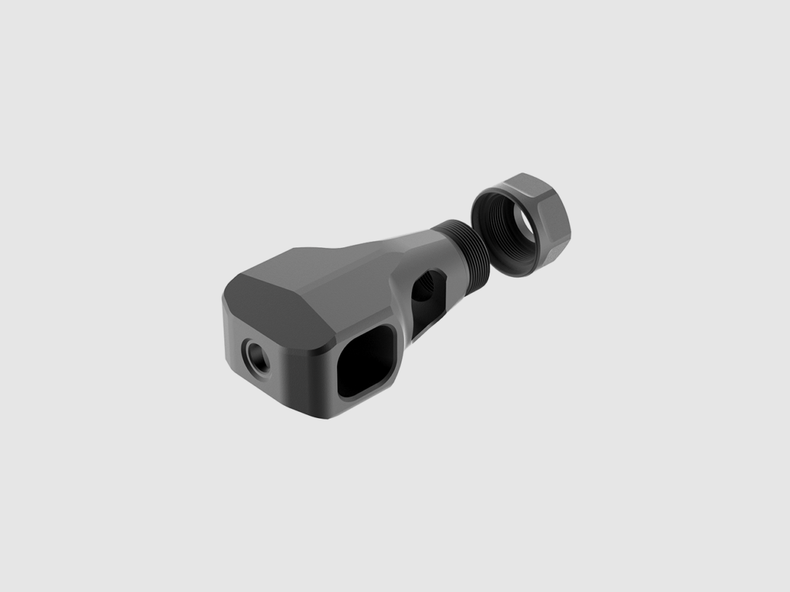 AUDERE HAMMERHEAD™ .30 Muzzle Brake M18X1, afbeelding 2 van 5