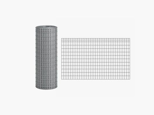 20 m de rollo de malla de PVC soldada - Tamaño de malla 100x50mm - Alambre 2,1mm - Altura 1,20 m