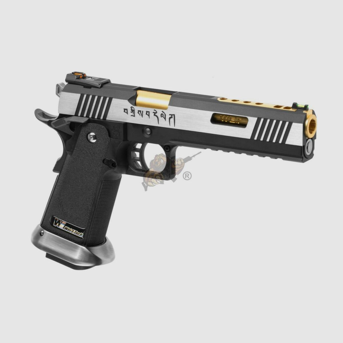 WE Hi-Capa 6 Force A Gold Barrel Full Metal GBB -F-