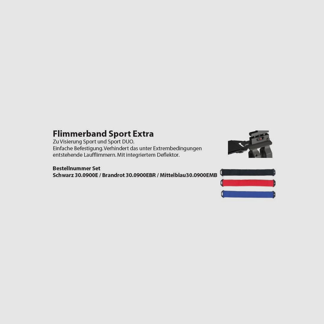 Flimmerband Wyss Waffen Sport Extra Stgw57 (Set) - mittelblau