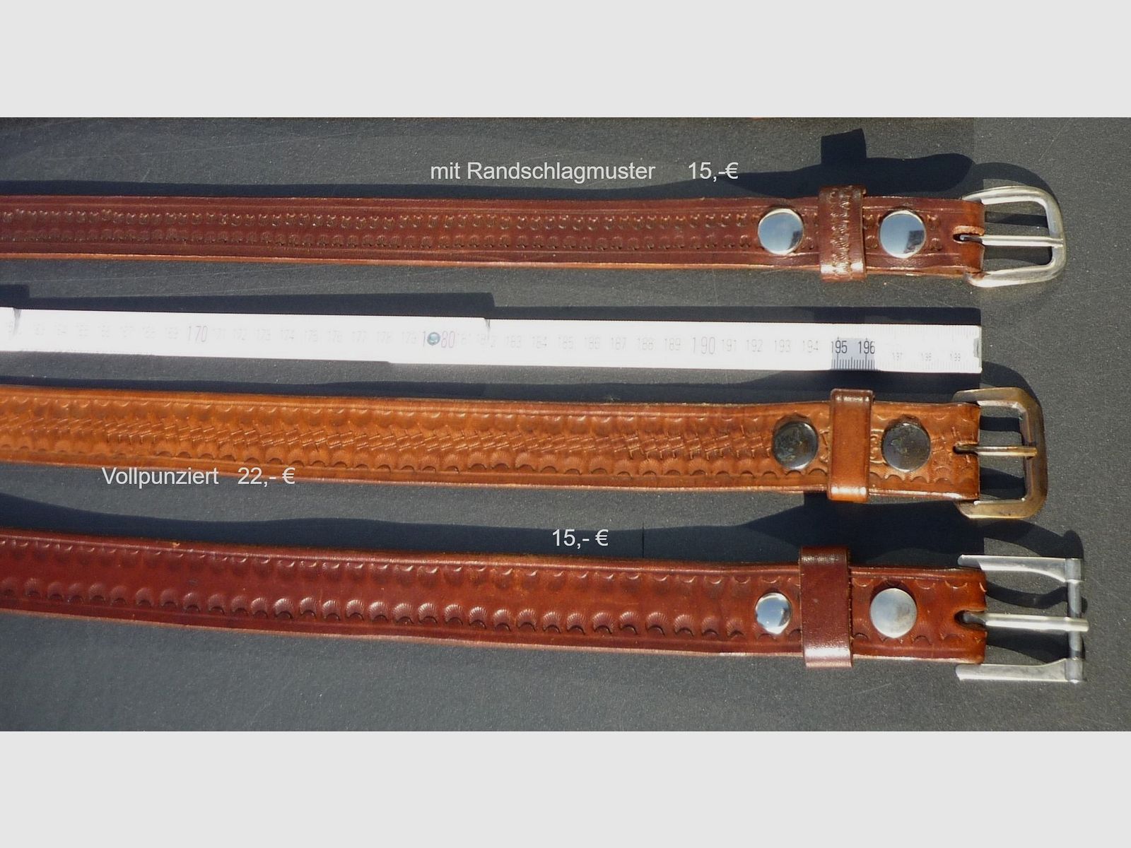 HKDesign Holster Art. Nr.010 divers ceintures - prix sur les photos, le prix saisi n'est qu'un espace réservé