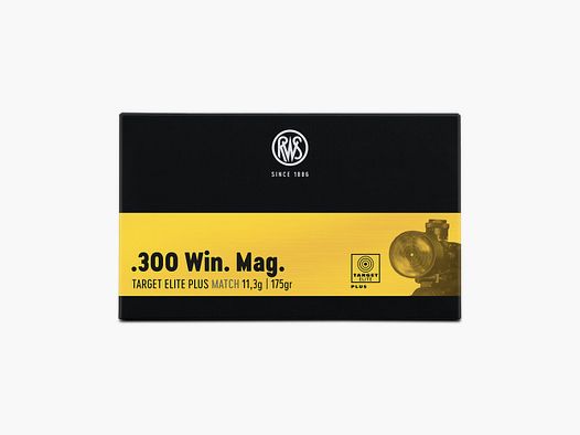RWS Target Elite Plus 175grs 20pcs .300WinMag