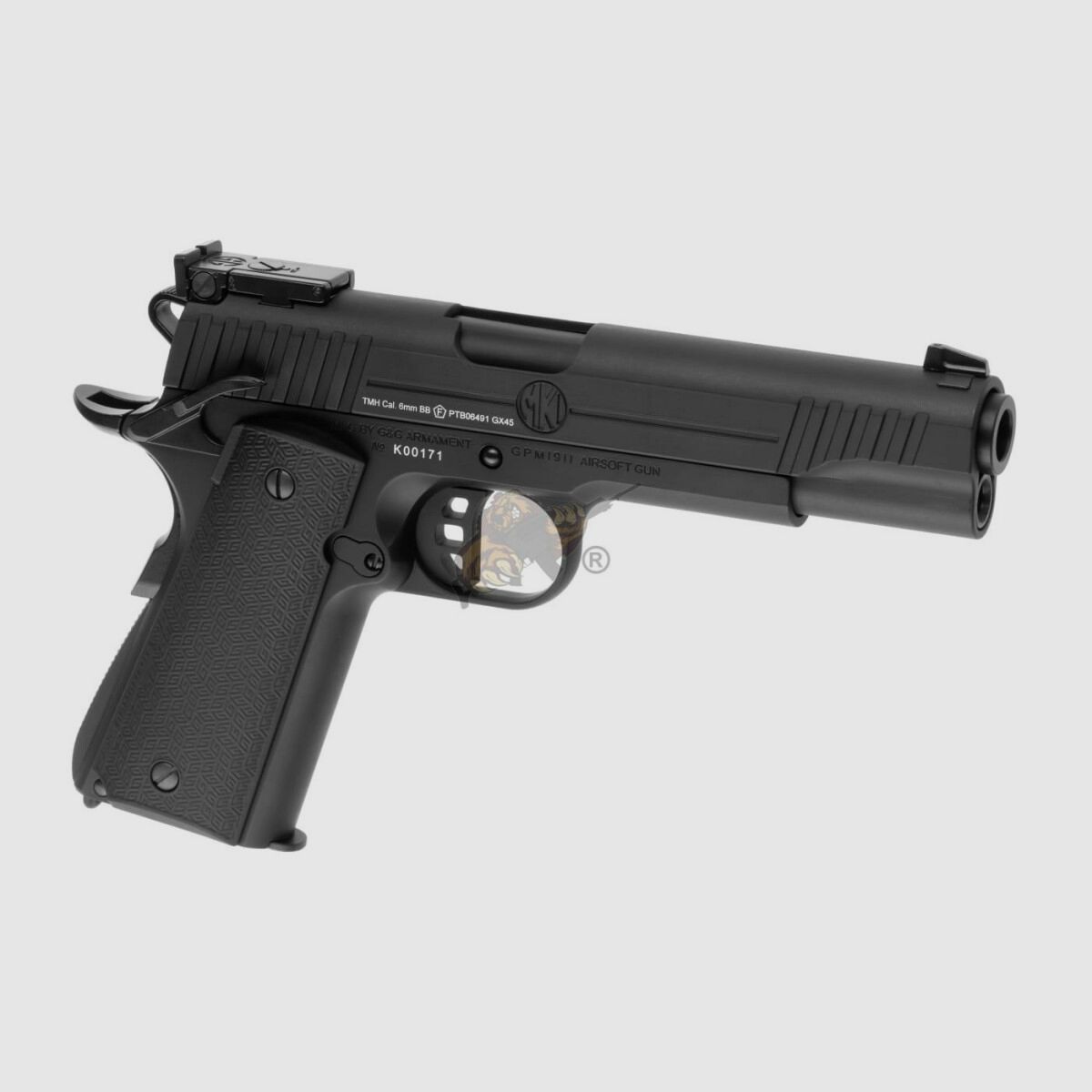 GX45 Mk.I Metall Version GBB Airsoft Pistole in Schwarz -F- | G&G