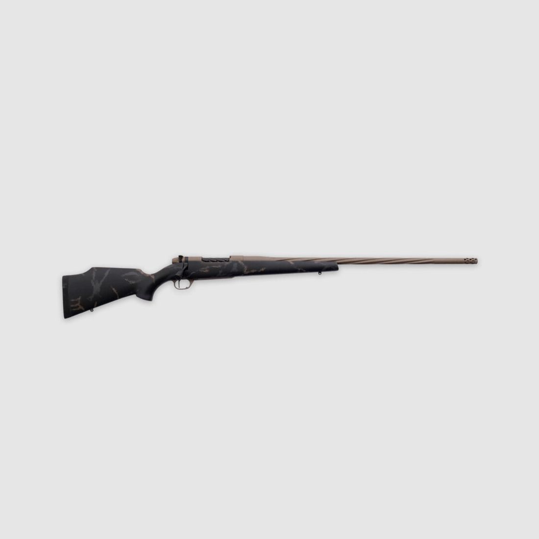 Weatherby MARK V ACCUMARK LTD. .300 WBY MAG 26"/66CM FLUTTATO A SPIRALE FDE CERAKOTE 5/8"-24