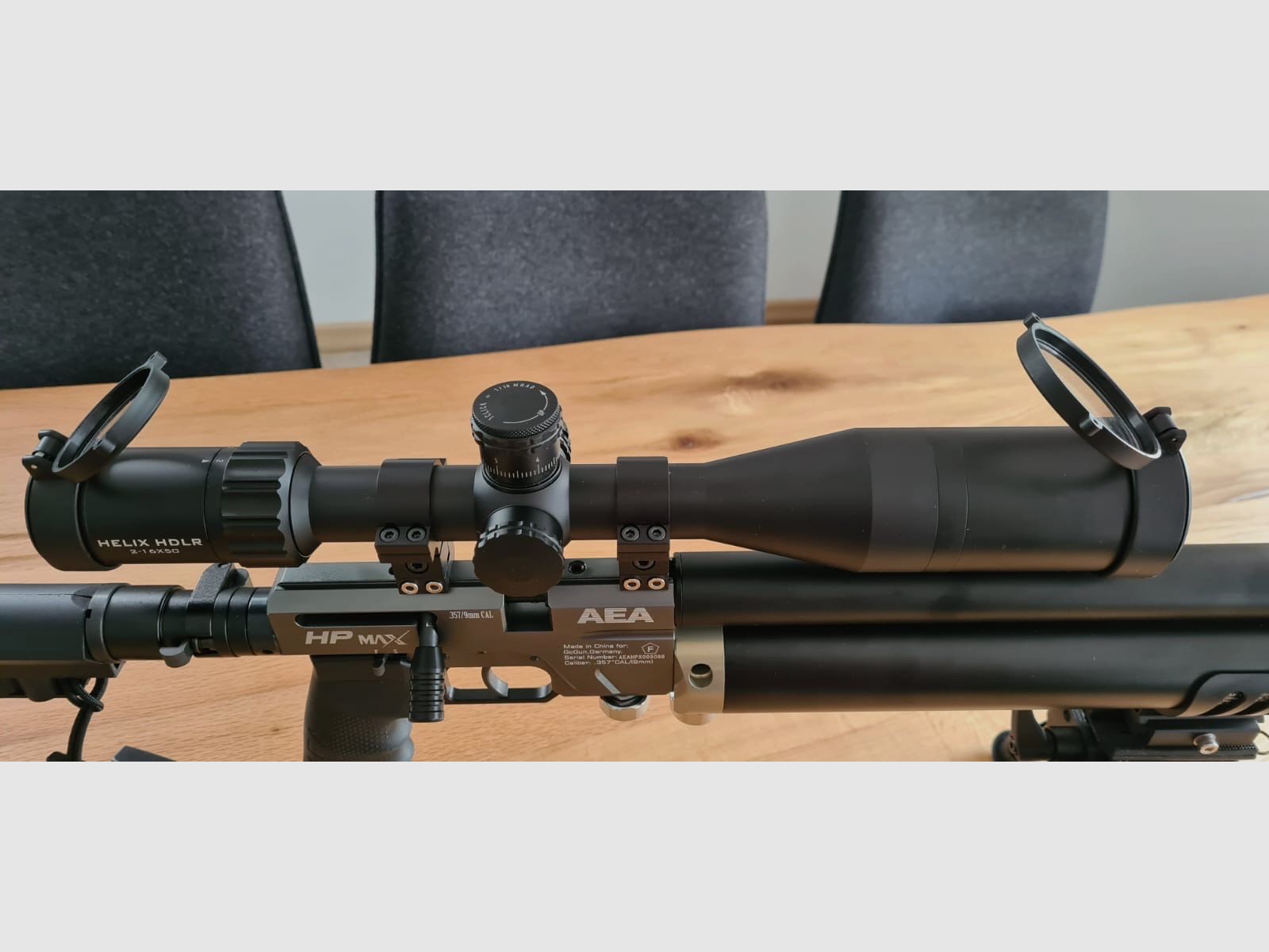 AEA HPMax MK1 9mm (.357) F-Version | HUGE premium complete set incl. Element Optics, compressor, FX Chrony and much more