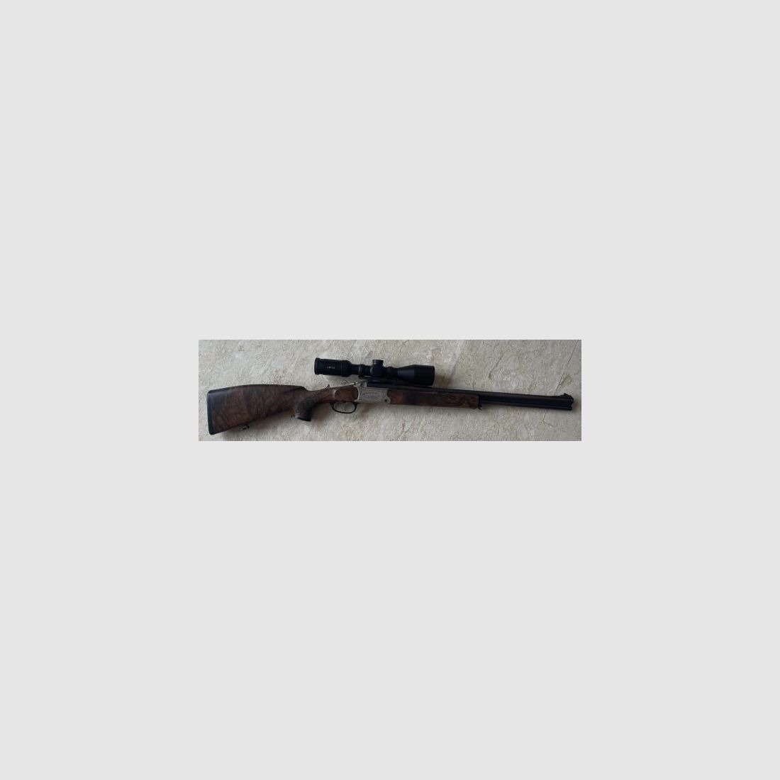Blaser / Sauer Mod. BS 97 Luxus, Kal. .30 R Blaser ; 6,5x57 R, Leica Fortis 6 2-12x50