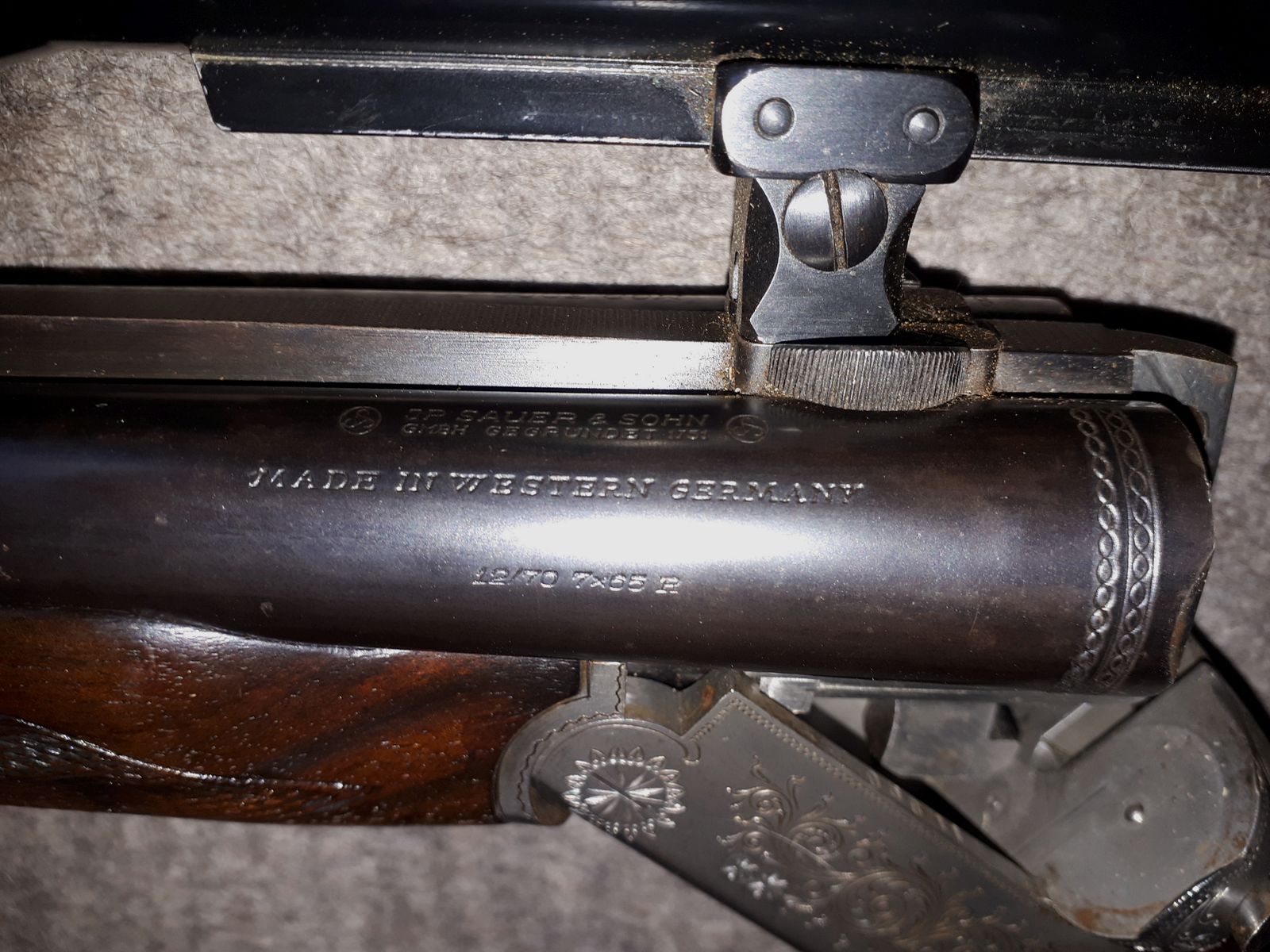 Bohrmaschine von Sauer u. Sohn Modell 3000.