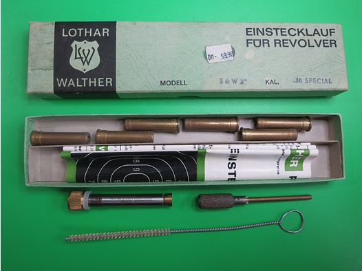  LOTHAR WALTHER cañón de inserción 4mm M20 para revólver de 2" .38 Special       #94