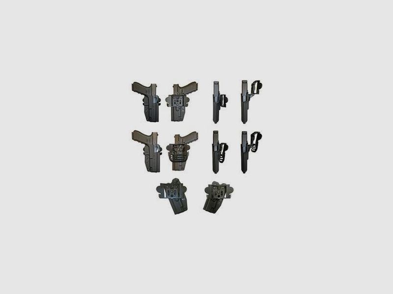 Comp-Tac Holster (Polymer) f. GLOCK 19/23/32 (Gen.1-4) Paddle-Holster