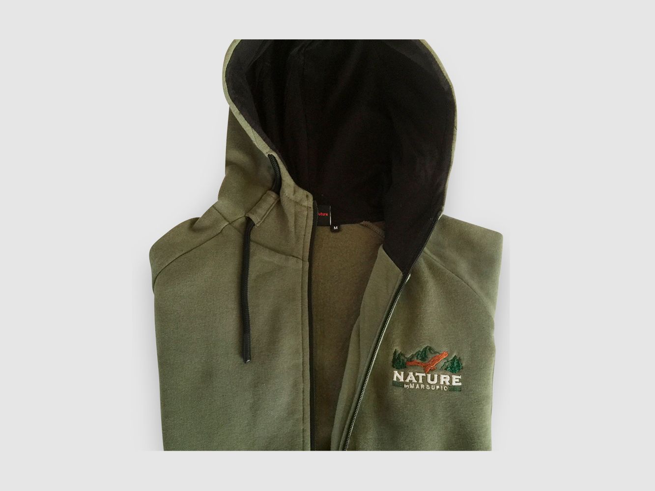 Fleece Sweatshirt Nature By Marsupio Groen xxl, afbeelding 6 van 6