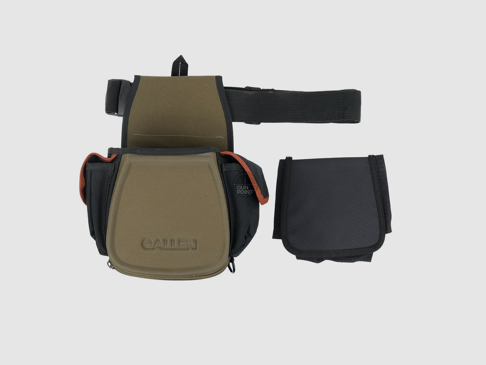 ALLEN - Pro bolsa de municiones negro/café