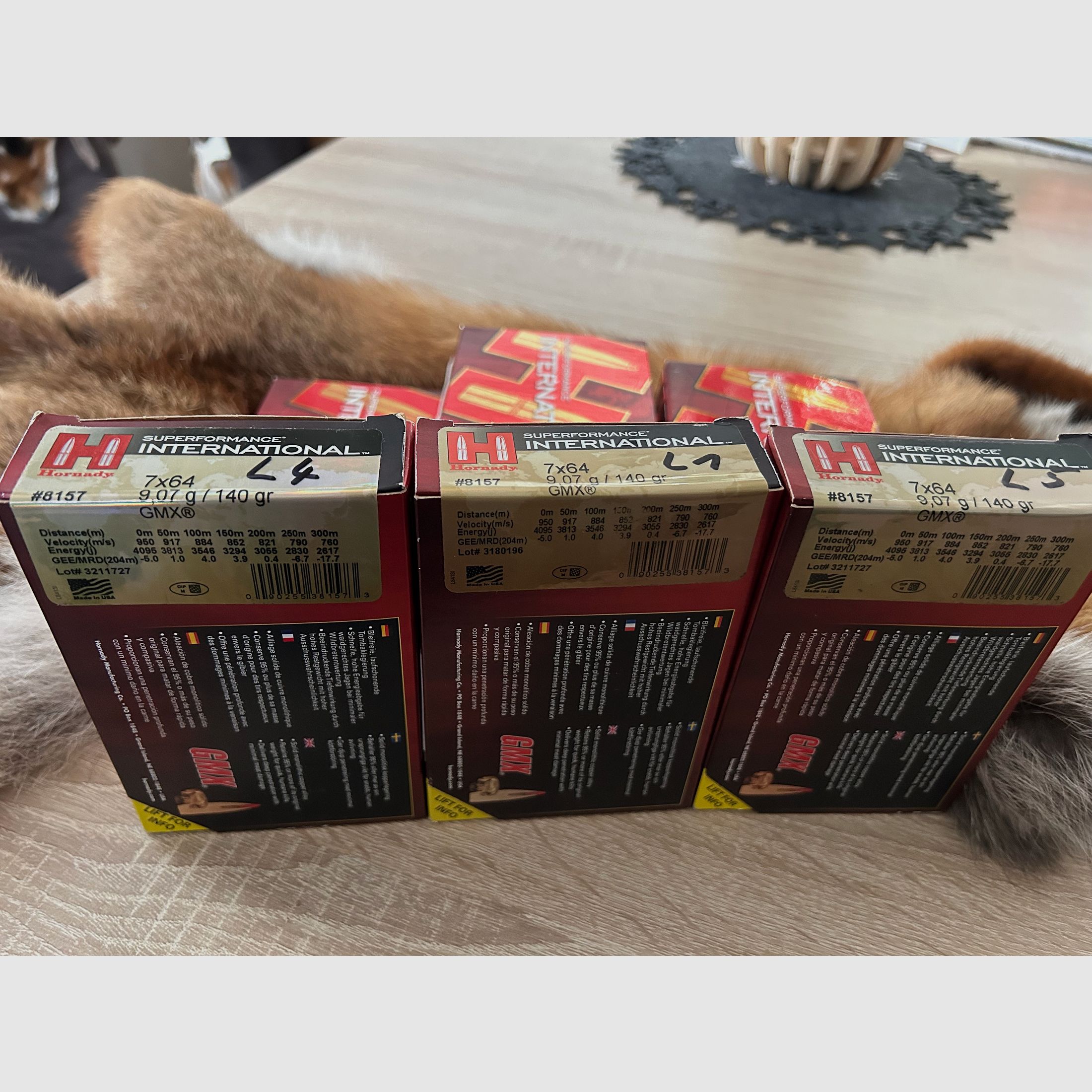 7x64 Hornady Superperformance GMX 140 gr. sans plomb, similaire à la munition ECX
