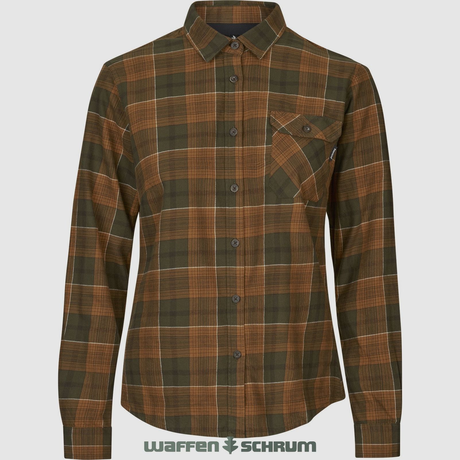 Seeland Bluse Highseat Skye Grizzly Brown/Terracotta Check