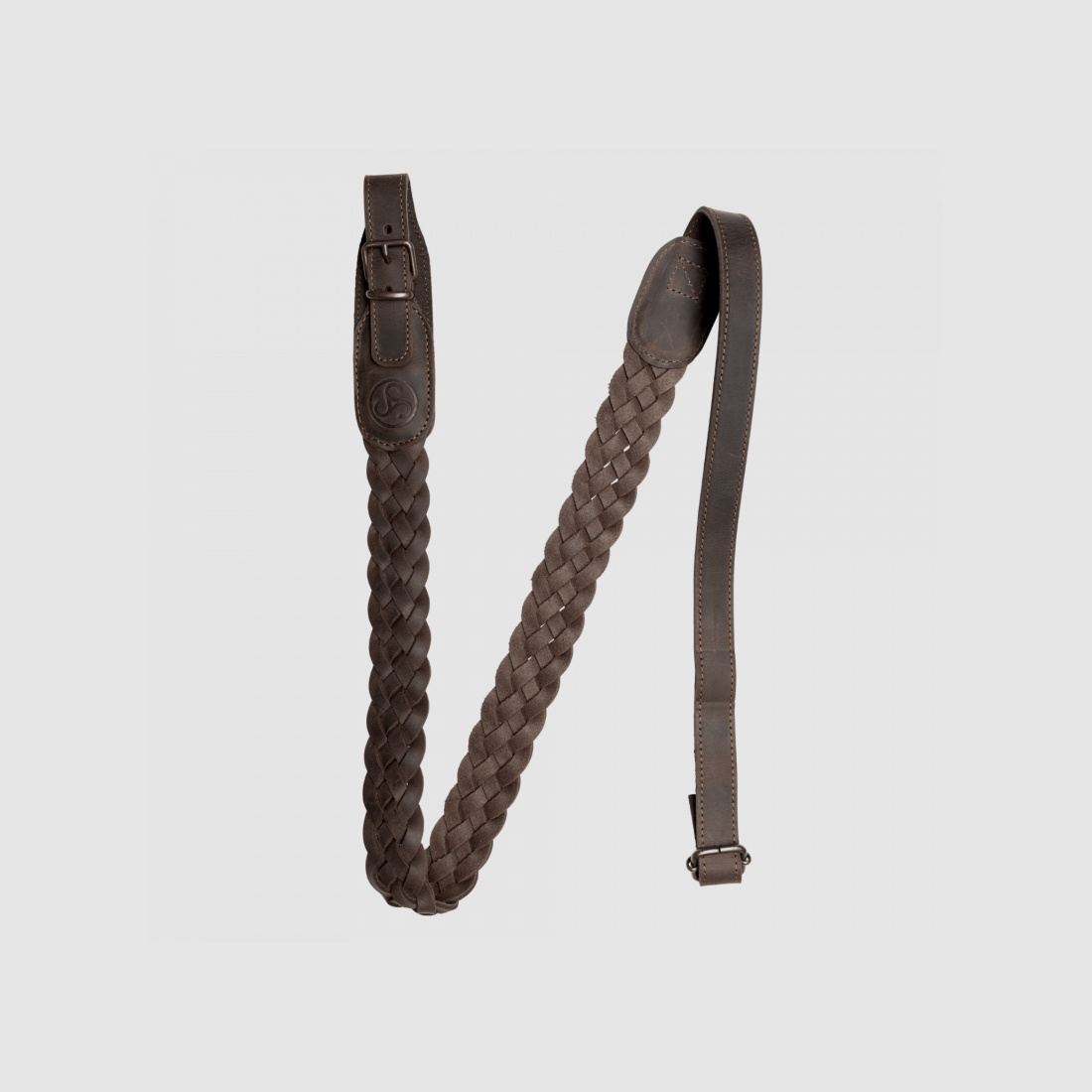 Sauer Gewehrriemen geflochten Braun