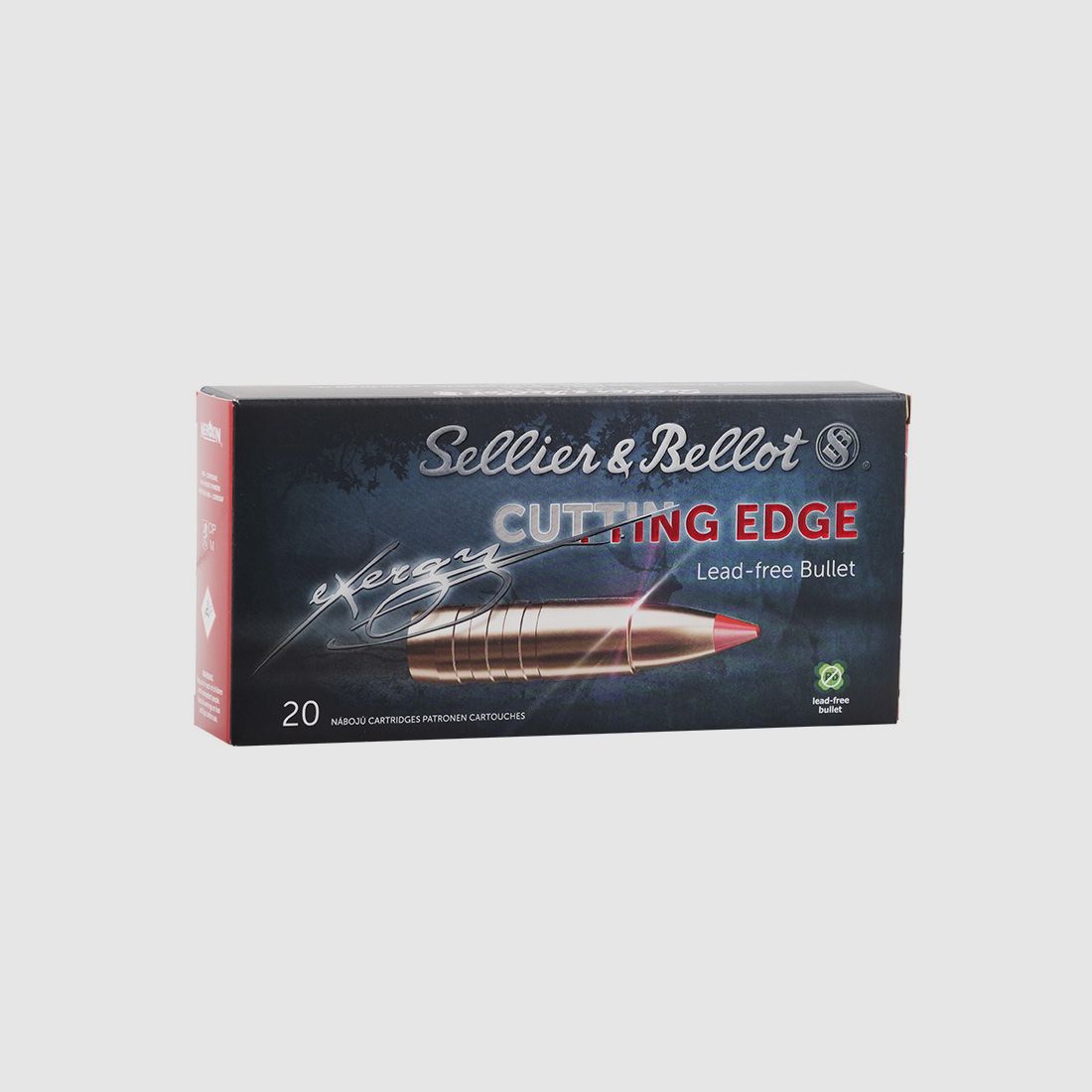 Sellier & Bellot 308Win. eXergy EDGE 10,7g/165grs. Büchsenpatronen Bleifrei