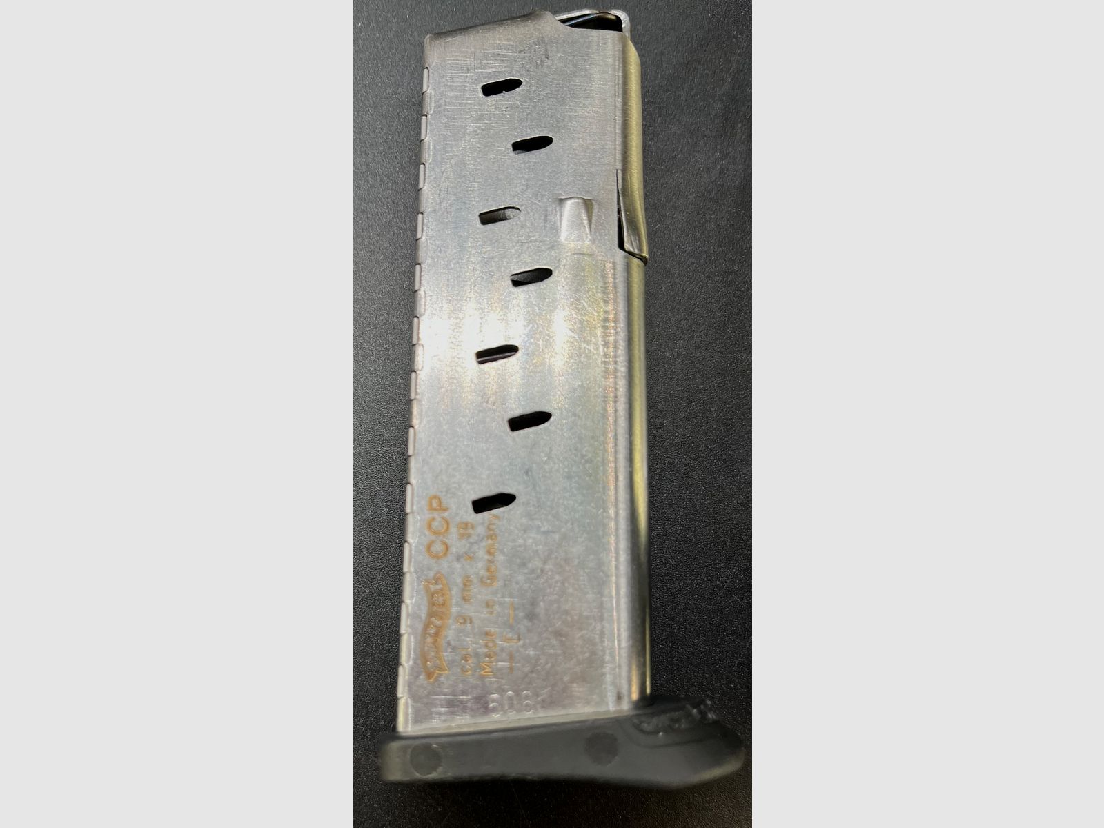 Vorführwaffe Carl Walther CCP 9x19 BLACK, 3,54"LL; 8-RD Magazin